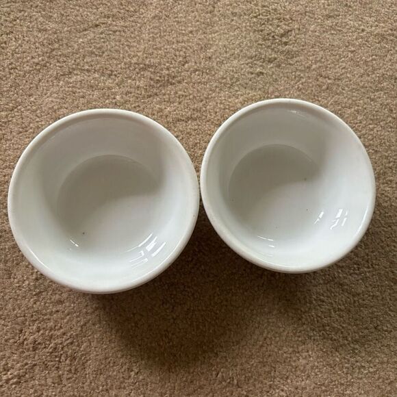 Jackson China 2 White & Gold 5 3/4” Wide Restaurant Ware Soup Bowls - Picture 4 of 7